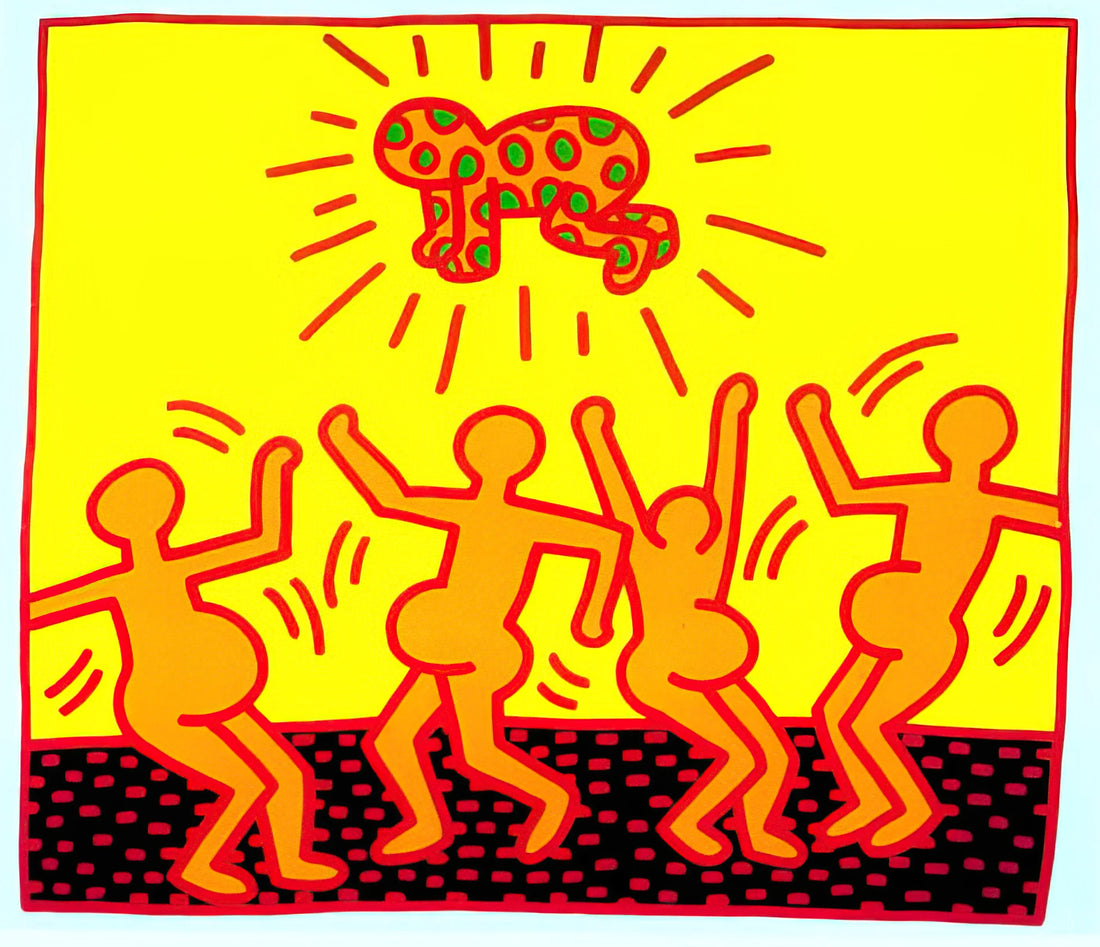 Keith Haring Moleskine: The Intersection of Street Art, Pop Culture, and Collector's Passion - UNTITLED 1983 1 by Keith Haring