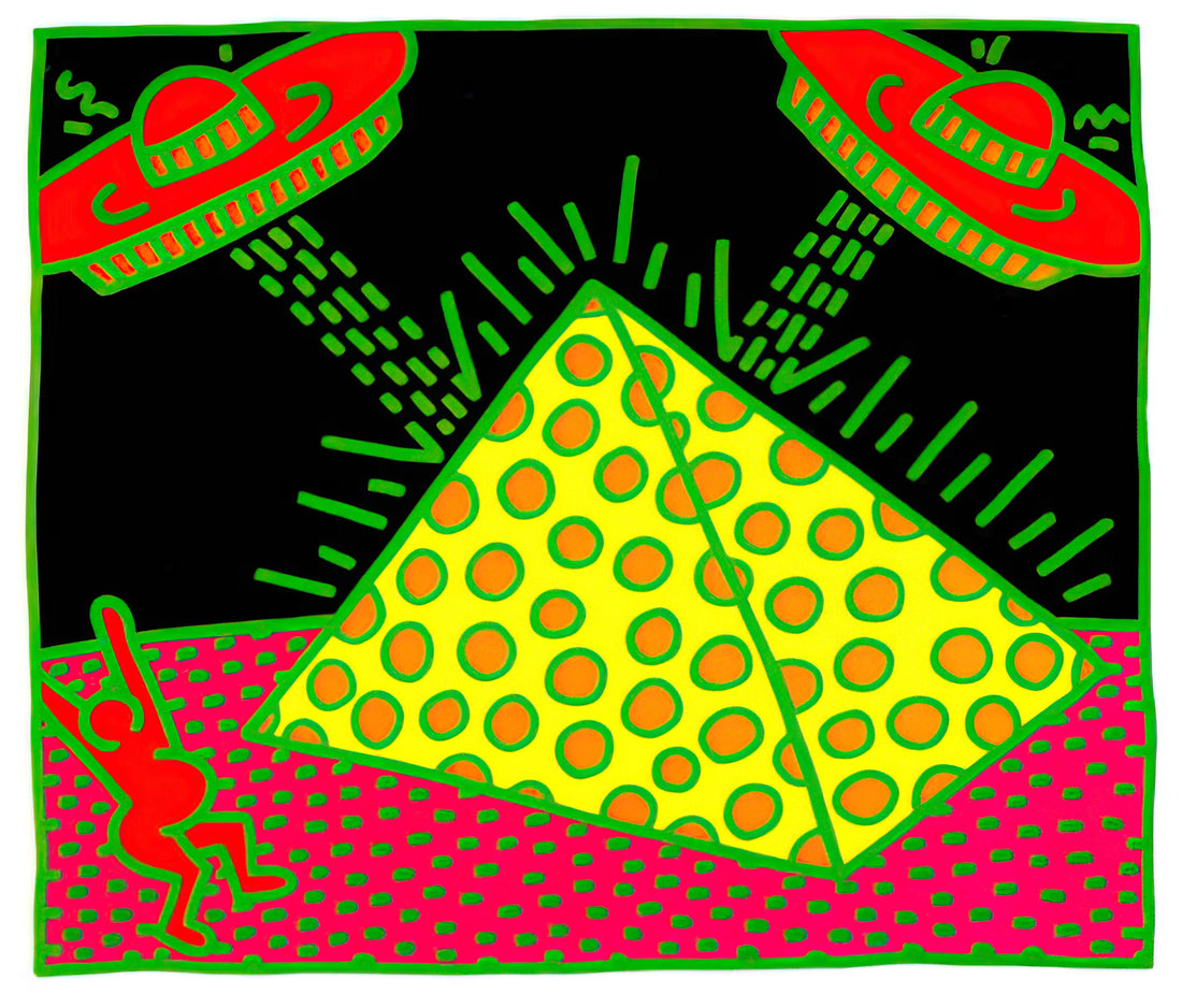 Keith Haring Poster Framed: A Guide to Iconic Pop Art for Your Space - UNTITLED 1983 3 by Keith Haring