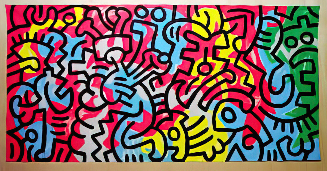 Keith Haring Poster Prints: A Guide to Collecting the Pop Art Icon's Work - UNTITLED 1987 by Keith Haring