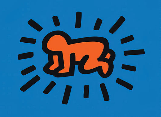 Keith Haring and Madonna: A Pop Art Alliance That Defined an Era - RADIANT BABY FROM ICONS SERIES 1990 by Keith Haring