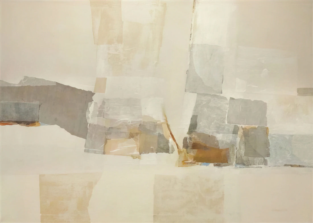 Kenzo Okada Canvas: The Poetic Fusion of East and West in Modern Art - Untitled - 1970 by Kenzo Okada