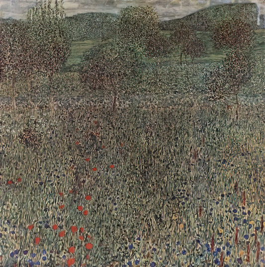 Klimt Canvas Art: A Curator's Guide to the Golden Master's Enduring Legacy - BLOOMING FIELD by Gustav Klimt