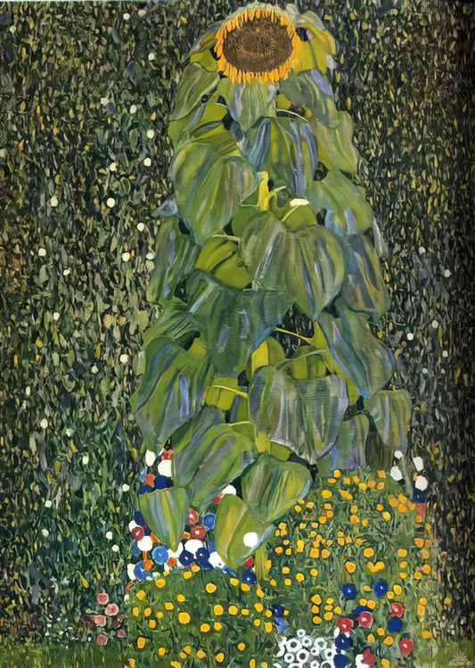 Klimt Canvas Art: The Ultimate Guide to Gustav Klimt's Masterpieces on Canvas - THE SUNFLOWER 1907 by Gustav Klimt