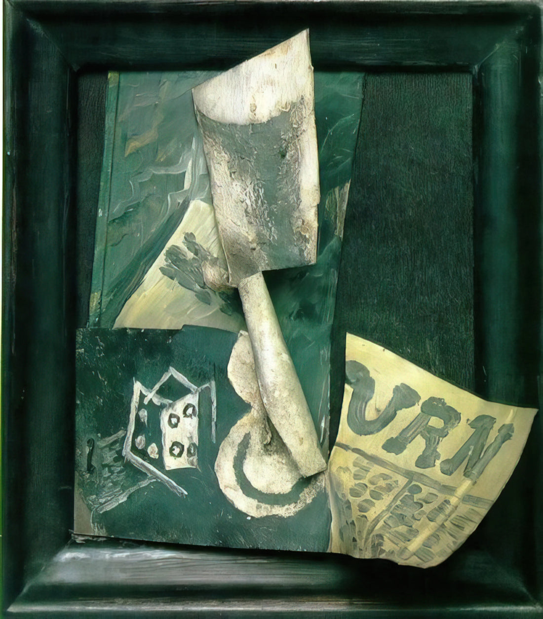 Kunstmuseum Picasso: Exploring the Master's Legacy Through Museum Collections and Art Prints - Glass and newspaper by Pablo Picasso