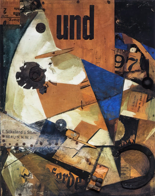 Kurt Schwitters Art: The Revolutionary Collage and Merz Movement - THE AND PICTURE 1919 by Kurt Schwitters