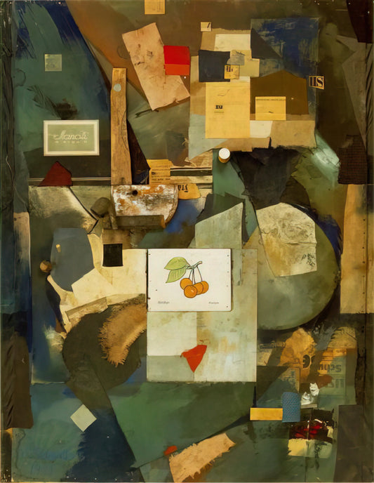 Kurt Schwitters: The Revolutionary Artist Who Redefined Art with Merz - CHERRY PICTURE 1921 by Kurt Schwitters