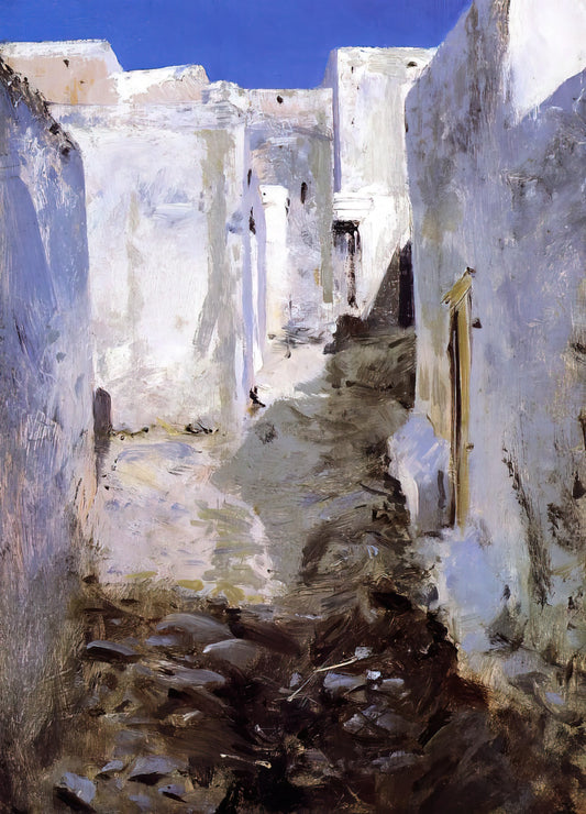 Lady Agnew of Lochnaw Print: A Masterpiece of Portraiture by John Singer Sargent - A Street in Algiers by John Singer Sargent