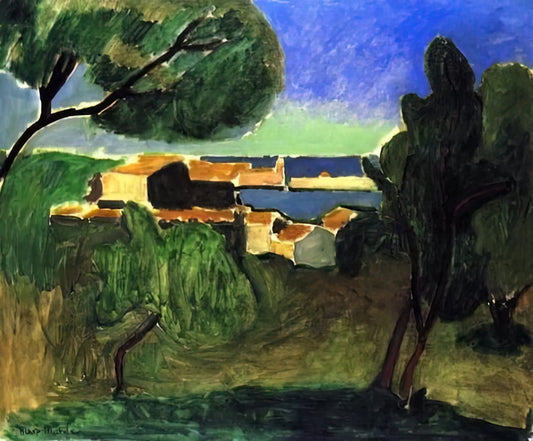 Late Matisse: The Cut-Outs and Final Masterpieces of a Visionary - LANDSCAPE AT COLLIOURE III 1907 by Henri Matisse