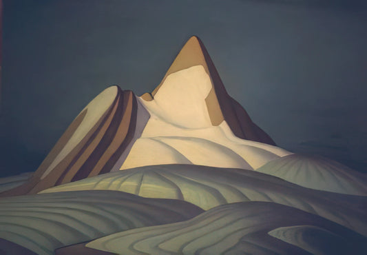 Lawren Harris Canvas: The Evolution of a Canadian Master's Vision - Isolation Peak, Rocky Mountains - 1930 by Lawren Harris