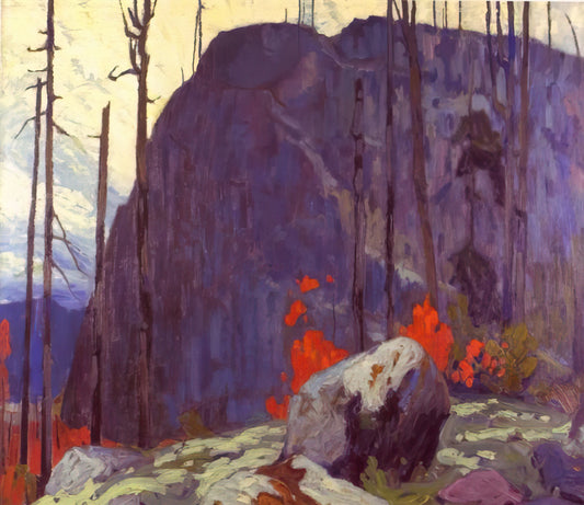 Lawren Harris Limited Edition Prints: A Collector's Guide to Canada's Iconic Modernist - Algoma Hill - 1920 by Lawren Harris
