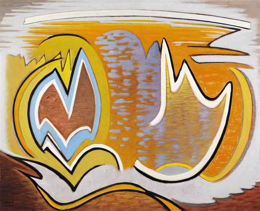 Lawren Harris' Maligne Lake, Jasper Park: A Canadian Icon Reimagined - Abstract - Abstract Art by Lawren Harris