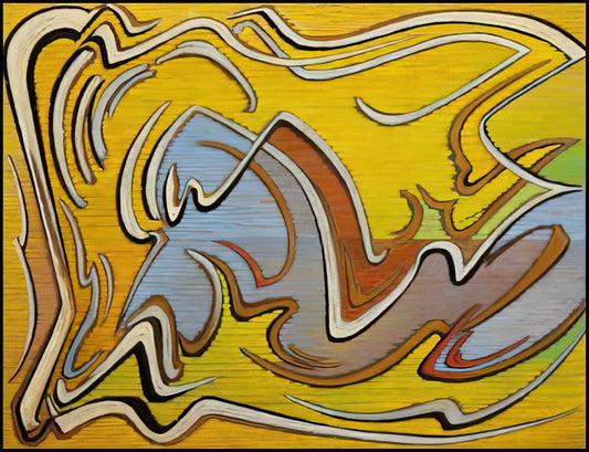 Lawren Harris: The Visionary Painter Who Defined Canadian Modernism - Calligraph Forming - 1958 by Lawren Harris