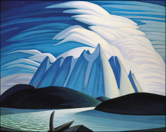 Lawren Harris's Most Famous Painting: A Deep Dive into 'North Shore, Lake Superior' - Lake and Mountains - 1928 by Lawren Harris