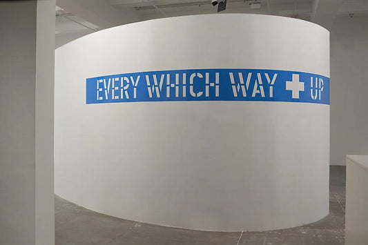Lawrence Weiner Reproduction: Understanding Conceptual Art Prints and Their Authenticity - Every Which Way  Up - 2010 by Lawrence Weiner