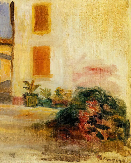 Le Moulin de la Galette de Renoir: A Masterpiece of Impressionist Joy - Farm Courtyard by Pierre-Auguste Renoir