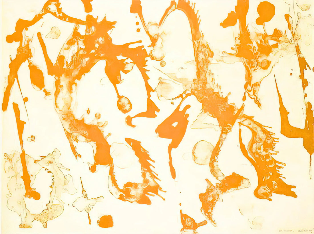 Lee Krasner Artwork: A Pioneering Force in Abstract Expressionism - Gold Stone by Lee Krasner