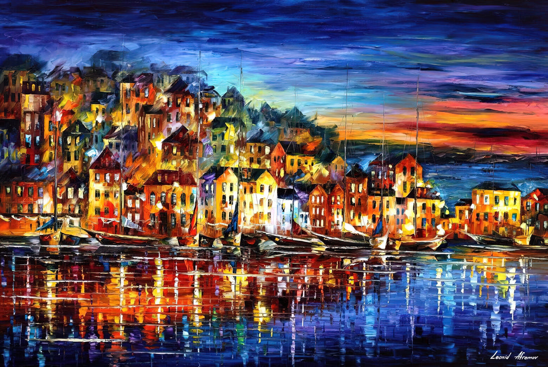 Leonid Afremov Art: Exploring the Vibrant World of a Contemporary Master - Leonid Afremov by Leonid Afremov