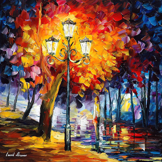 Leonid Afremov Canvas Print: A Collector's Guide to Vibrant Impressionism - Leonid Afremov by Leonid Afremov