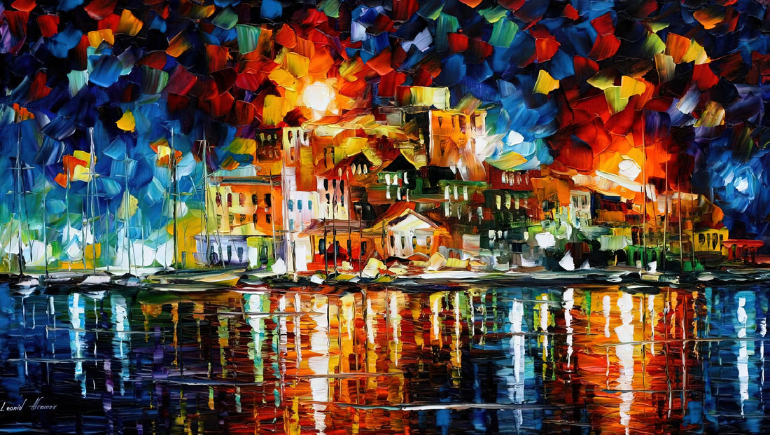 Leonid Afremov Landscape Paintings: A Masterclass in Color and Emotion - Leonid Afremov by Leonid Afremov