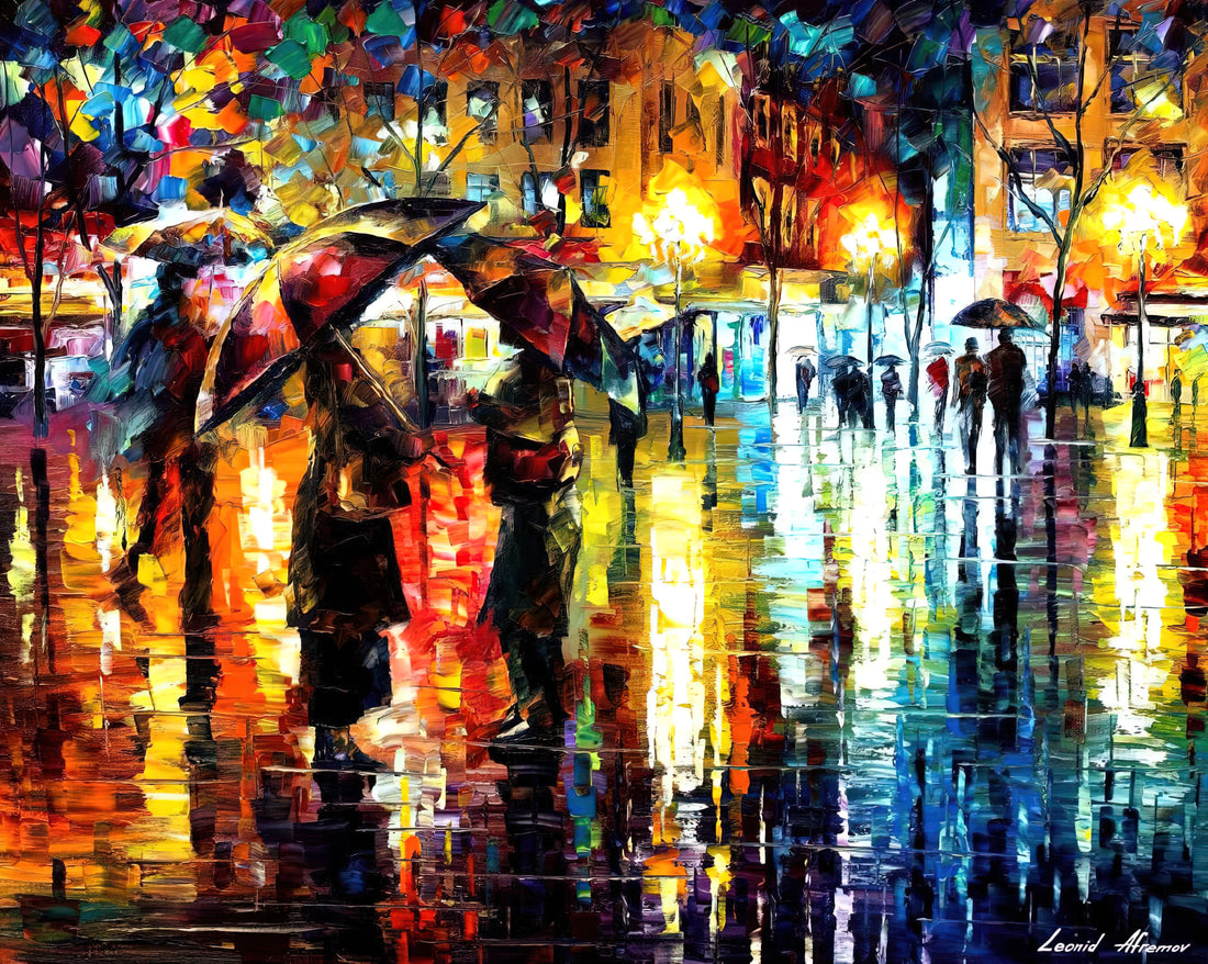 Leonid Afremov Posters: A Guide to the Artist's Vibrant Palette Knife Masterpieces - Leonid Afremov by Leonid Afremov