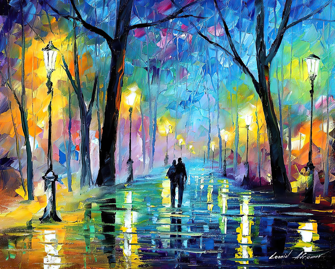 Leonid Afremov Print: A Collector's Guide to Vibrant Impressionist Art - Leonid Afremov by Leonid Afremov