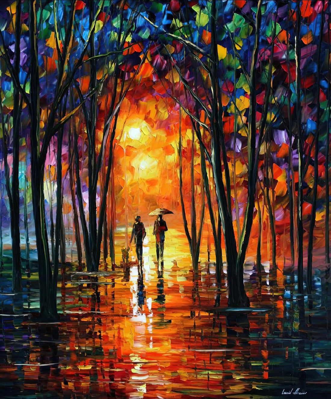 Leonid Afremov for Sale: A Collector's Guide to Acquiring His Vibrant Palette Knife Masterpieces - Leonid Afremov by Leonid Afremov