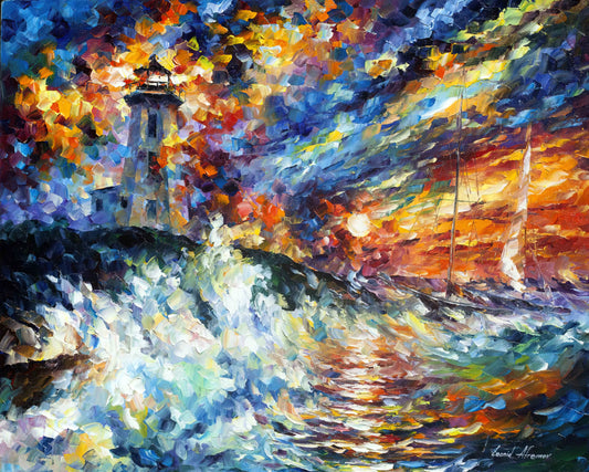 Leonid Afremov: The Master of Vibrant Palette Knife Impressionism - Leonid Afremov by Leonid Afremov