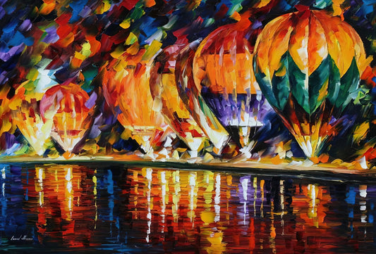 Leonid Afremov's Tiger: A Vibrant Exploration of Color and Emotion - Leonid Afremov by Leonid Afremov