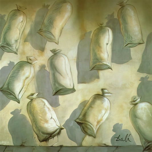 Lincoln Salvador Dalí: The Surrealist Master's Optical Illusion Portrait - SET DESIGN FOR THE BALLET LOS SACOS DEL MOLINERO 2 by Salvador Dali