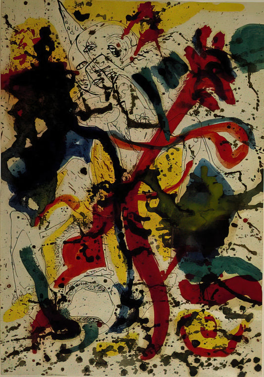 Lost Jackson Pollock Painting: The Enduring Mystery of a Missing Masterpiece - UNTITLED 1944 by Jackson Pollock