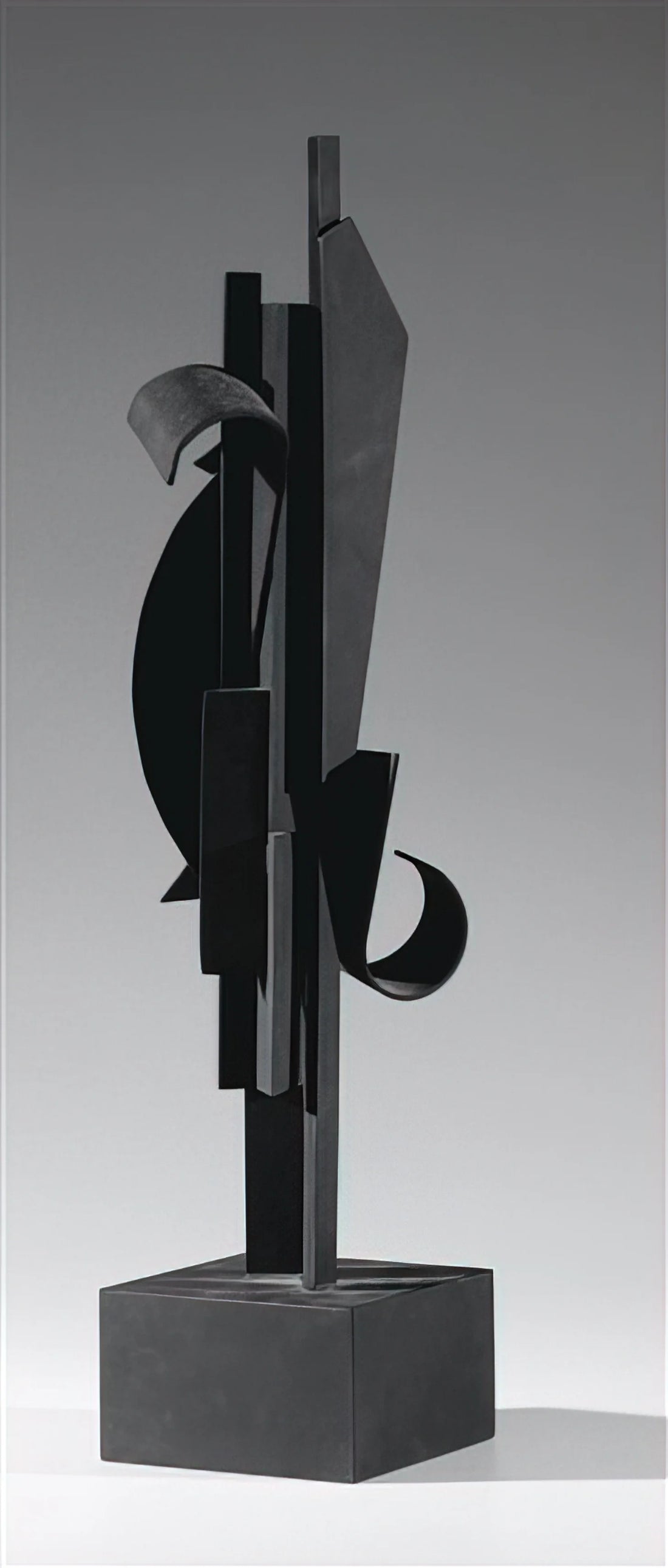 Louise Nevelson White Sculpture: The Monochromatic Mastery of an American Icon - SKY HOOK MAQUETTE 1977 by Louise Nevelson