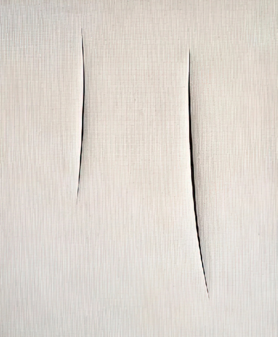 Lucio Fontana, Antony Gormley, and the Negozio Olivetti: A Dialogue of Space, Form, and Human Presence - Concept Spatiale - 1959 by Lucio Fontana