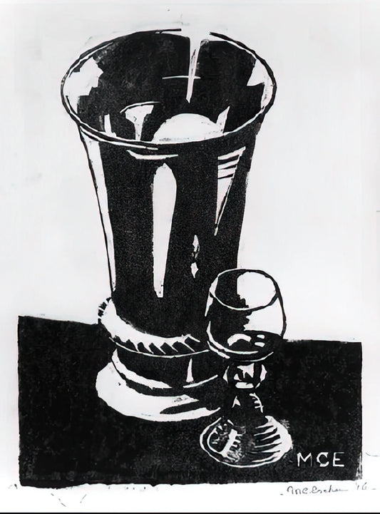 M.C. Escher Original Artwork Price: A Collector's Guide to Value and Rarity - STILL LIFE 1917 by MC Escher