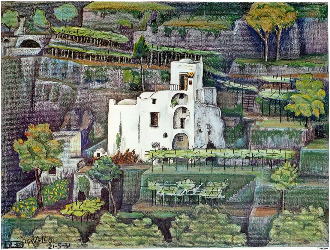 M.C. Escher: The Master of Mathematical Art and Optical Illusions - FARMHOUSE RAVELLO COLOUR by MC Escher