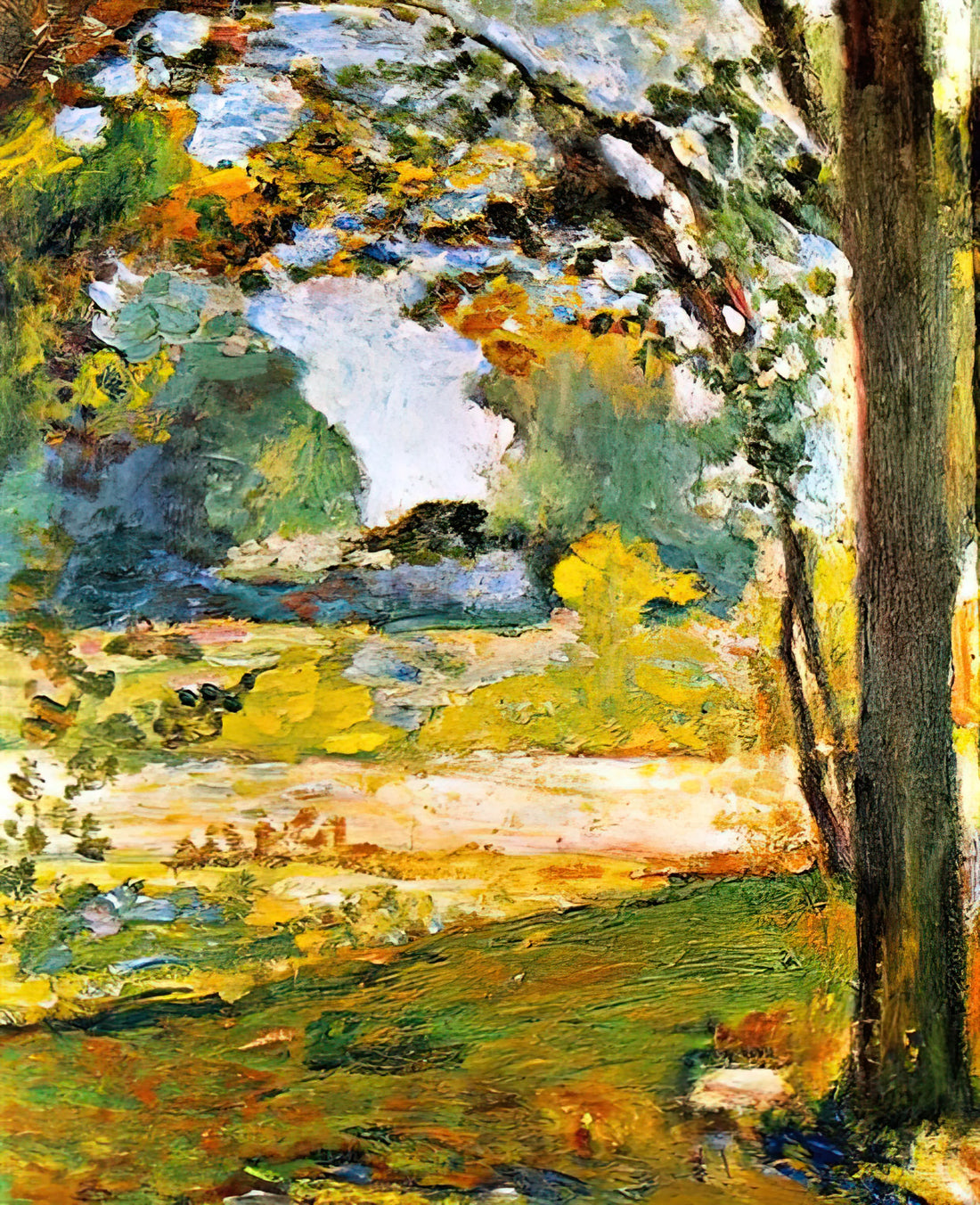 Madame Matisse Portrait: The Revolutionary Portraiture of Henri Matisse's Muse - TOULOUSE LANDSCAPE 1898 by Henri Matisse