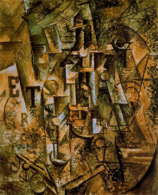 Madame Z: Picasso's Enigmatic Muse and the Portrait That Redefined Modern Portraiture - Still life with bottle of rum - 1911 by Pablo Picasso