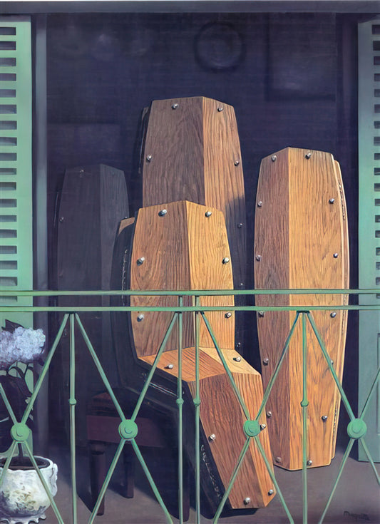 Magritte's Sixteenth of September: Decoding the Surrealist Masterpiece - MANET S BALCONY 1950 by Rene Magritte