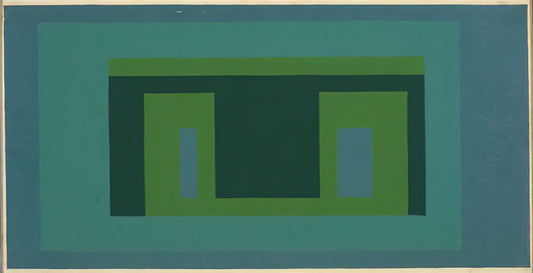 Manhattan Josef Albers: The Artist's Urban Influence and Abstract Legacy - VARIANT ADOBE 1956 by Josef Albers