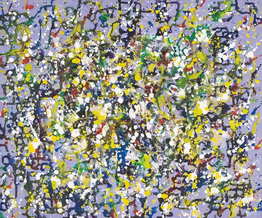 Marcel Barbeau Paintings: A Journey Through Canadian Abstraction - Mousse d Etoiles by Marcel Barbeau