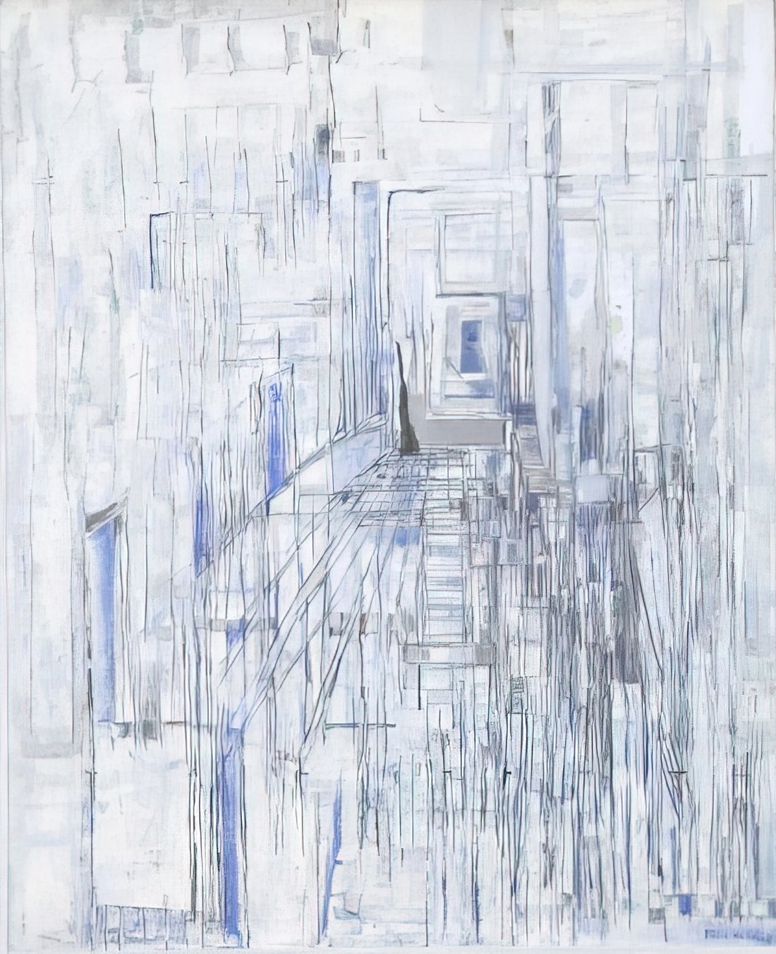 Maria Helena Vieira da Silva: The Luminous Architecture of Abstract Prints - Passage of the Mirrors - 1981 by Maria Helena Vieira da Silva