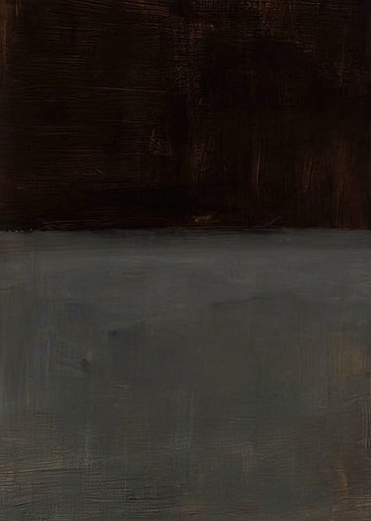 Mark Rothko Artwork: The Sublime Power of Color Field Painting - Untitled brown and gray - 1969 by Mark Rothko