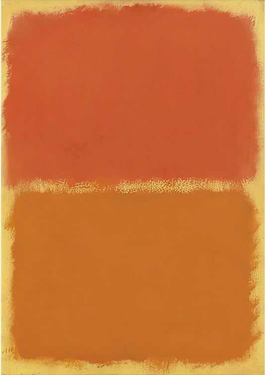 Mark Rothko Orange: The Emotional Power of Color in Abstract Expressionism - Orange, Red, Orange - 1961 by Mark Rothko