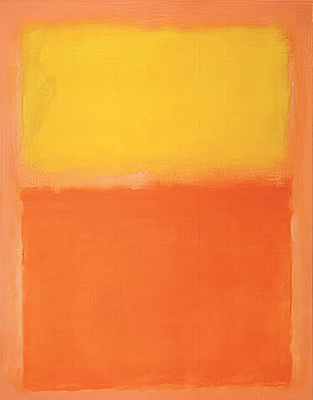 Mark Rothko Reproduction: A Guide to Authentic Museum-Quality Art Prints - Orange and Yellow - 1956 by Mark Rothko
