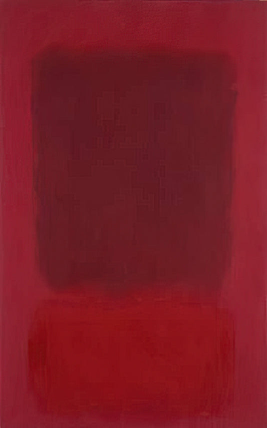 Mark Rothko Untitled Painting: The Power of Color and Form in Abstract Expressionism - Red and Brown - 1957 by Mark Rothko