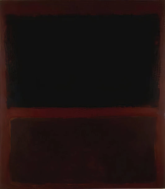 Mark Rothko and Annie Cohen-Solal: The Artist and His Biographer in Dialogue - Black on Dark Sienna on Purple - 1960 by Mark Rothko