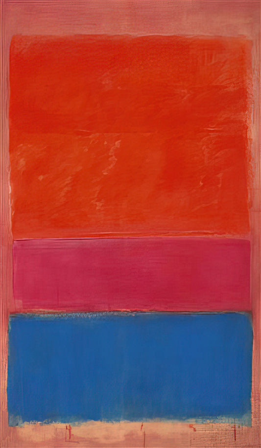 Mark Rothko at the National Gallery of Art: A Journey Through Color and Emotion - No. 1 Royal Red and Blue - 1954 by Mark Rothko