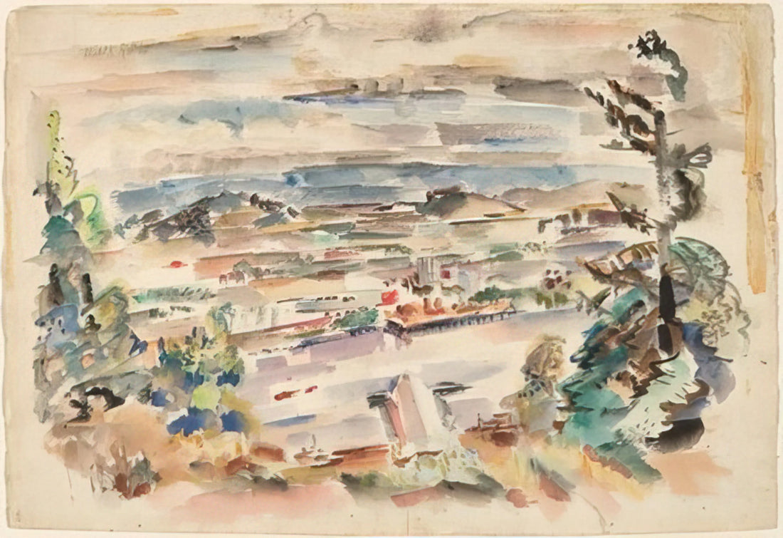 Mark Rothko at the National Gallery: A Curator's Guide to His Monumental Works - Untitled - 1929 by Mark Rothko