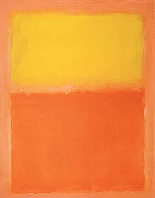 Mark Rothko: The Artist's Reality - Beyond Color Fields to Emotional Depths - Orange and Yellow - 1956 by Mark Rothko