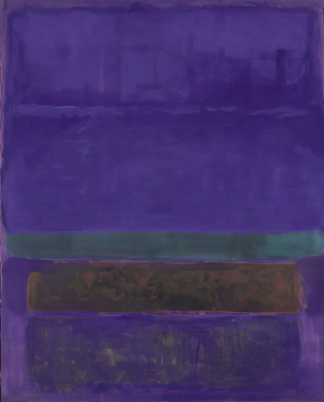 Mark Rothko: The Master of Color Field Painting and Emotional Abstraction - Untitled [Blue, Green, and Brown] - 1952 by Mark Rothko