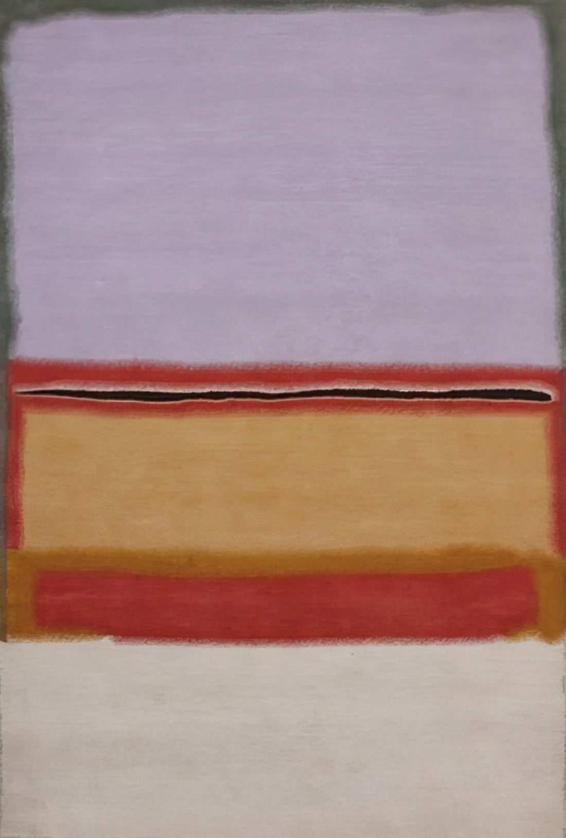 Mark Rothko's Four Seasons Restaurant Paintings: A Lost Masterpiece of Abstract Expressionism - Orange over Violet - 1968 by Mark Rothko